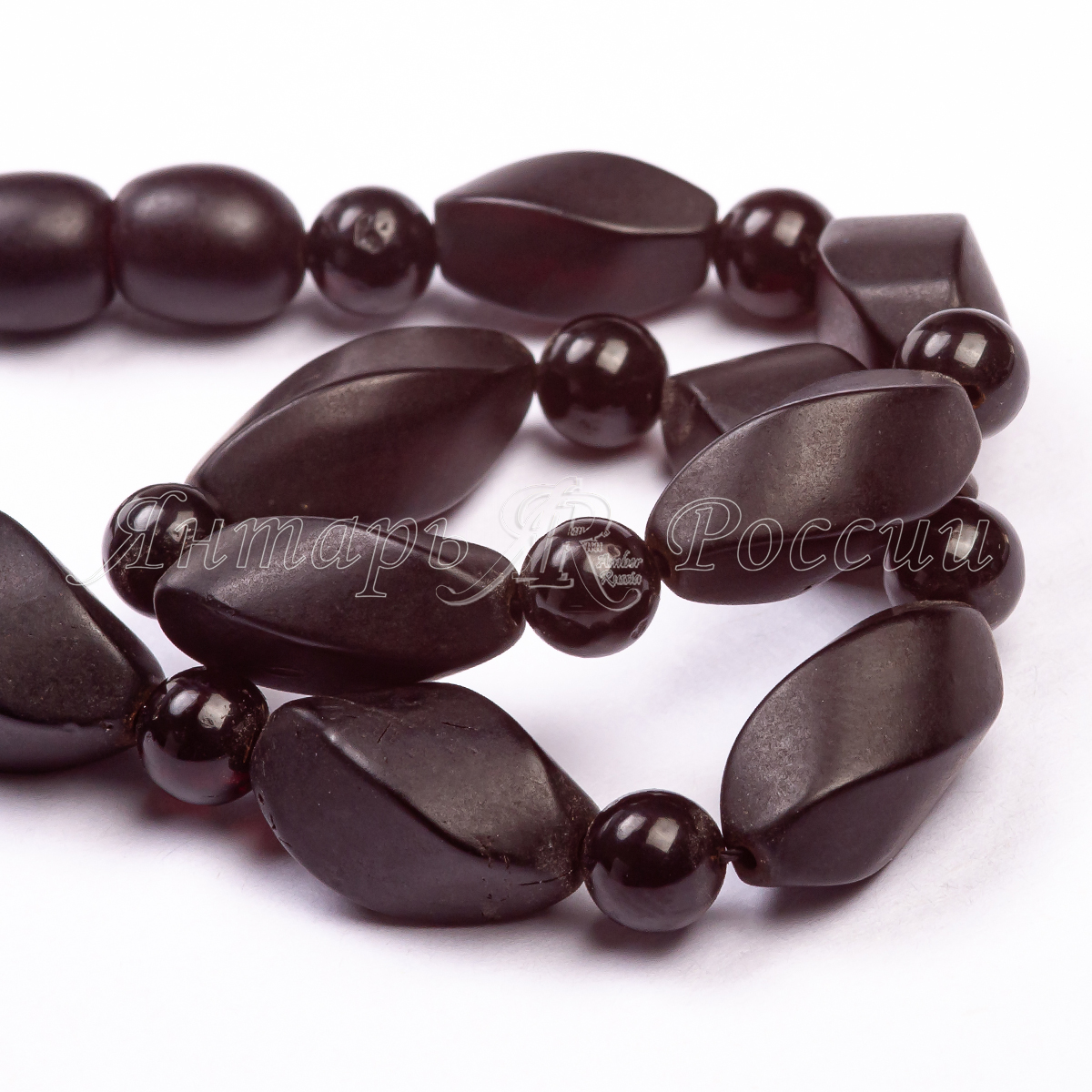 Бусы Янтарь